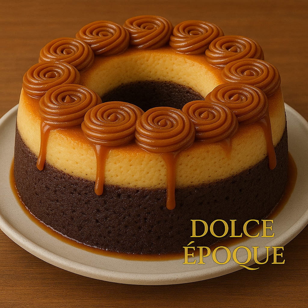 Chocoflan con Dulce de Leche
