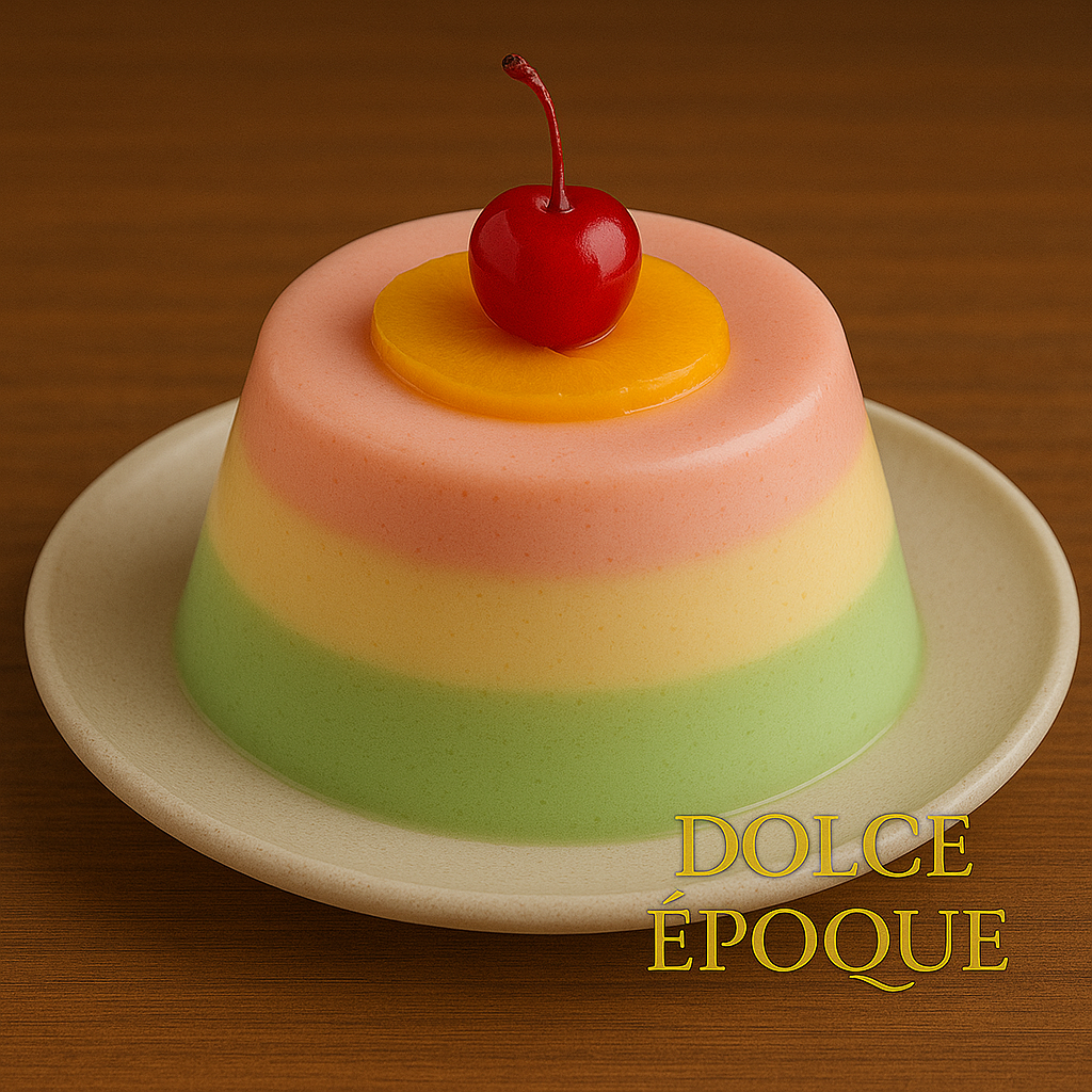 Gelatina de Durazno con Cereza